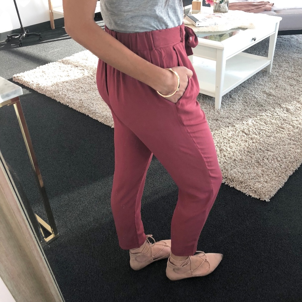 CYBER SALE! GRACE Marsala Trousers - Picture 3 of 6